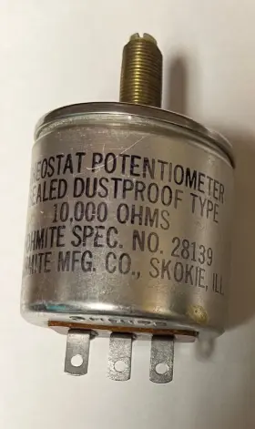 28139 OHMITE Rheostat Potentiometer Dustproof