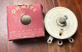 37652 OHMITE Rheostat Nos
