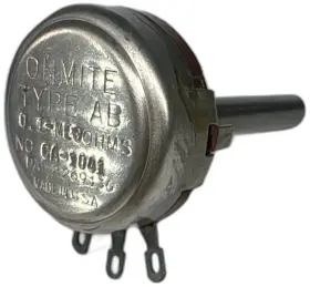 Ohmite Ca-1041 Type Ab Variable Resistor Potentiometer 0.1 Megohms Vintage Usa