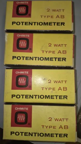 CA-5041 OHMITE Meg Log Taper Potentiometer