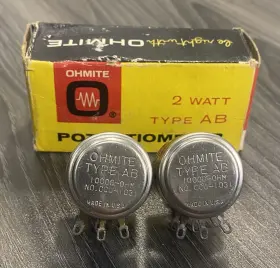 CCU-1031 OHMITE Nos Potentiometer Ab Linear #3