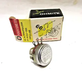 CLU-1031 OHMITE Nos Potentiometer Watts Ab