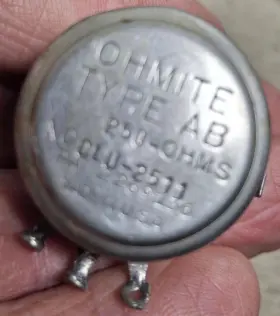 CLU-2511 OHMITE Ab Potentiometer Video