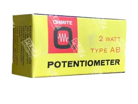 CU-1521 OHMITE Ab Linear Potentiometer Panel Mount CU-1521 OHMITE Ab Linear Potentiometer Panel Mount