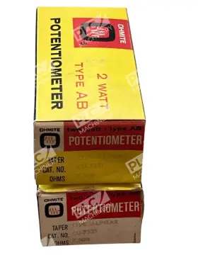 CU-7521 OHMITE Potentiometer Ab Linear Panel Mount Box CU-7521 OHMITE Potentiometer Ab Linear Panel Mount Box