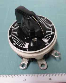 NO-0319 OHMITE Panel Mount Ceramic Rheostat Potentiometer