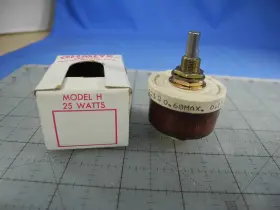 RHS125 OHMITE Rheostat Wirewound Potentiometer Watts