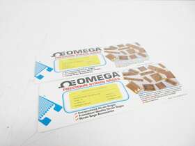 Omega OMS-FB1B-1KK-PC11-LE-250MM-TEF Lot Full Bridge Gage Ohm