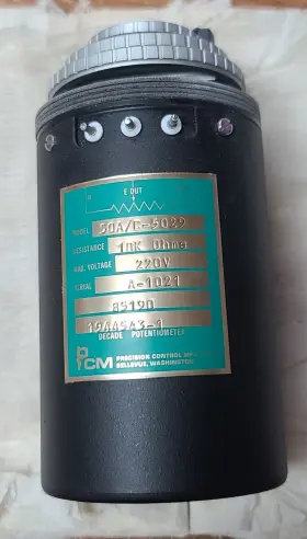 50A-C PCM Precision Decade Potentiometer