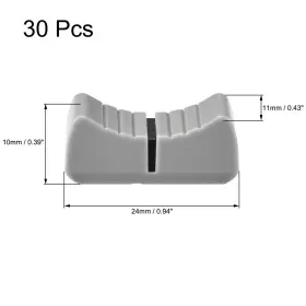 619668188649 PEROUP Console Mixer Slider Fader Knobs Cap #2