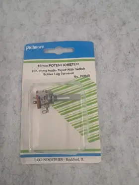 PC845 PHILMORE Volume Control Audio Taper Potentiometer Ac