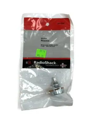 Radioshack 271265 Authentic 25-ohm Rheostat Wirewound Resistor 3 W 20% 2710265