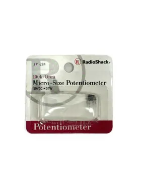 271284 RADIOSHACK Micro Potentiometer