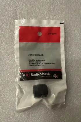 274-0018 RADIOSHACK Radio Control Knob Volume Power