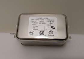 DSC2000-2.2-0-QD RADIUS POWER Dual Line Emi Filter