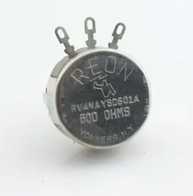 RV4NAYSD501A REON Nos Audio Taper Potentiometer #3 RV4NAYSD501A REON Nos Audio Taper Potentiometer #3