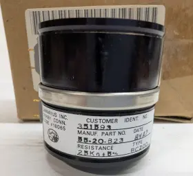 Samarius Bc200 Precision Wirewound Potentiometer 25k Ohm 55-20-823 Nos Mil-spec