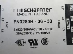 FN3280H-36-33 SCHAFFNER Power Line Filter #3