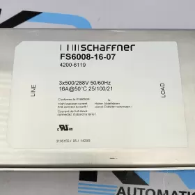 FS6008-16-07 SCHAFFNER Line Filter #2 FS6008-16-07 SCHAFFNER Line Filter #2