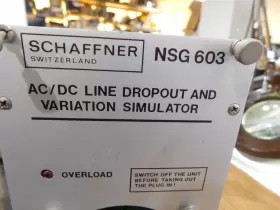 NSG-603 SCHAFFNER Ac Line Dropout Variation Simulator Module #2