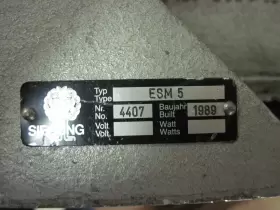 ESM-5 SIEGLING Tool #2 ESM-5 SIEGLING Tool #2