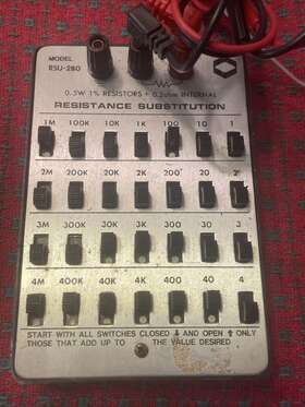 RSU-280 SPC Resistance Box