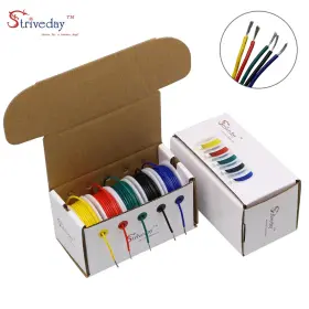 1007-18AWG-BOX1 STRIVEDAY Awg Flexible Hook Up Wire Tinned