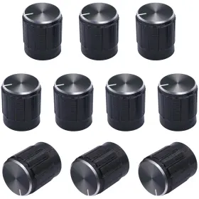 15X17MM TAISS Potentiometer Knob Rotary Knurled Shaft Inser