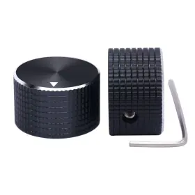 6.4MM TAISS Guitar Knobs Control Potentiometer Aluminu