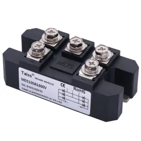 MDS-100A TAISS Bridge Rectifier Terminals Phase Diode Module MDS-100A TAISS Bridge Rectifier Terminals Phase Diode Module