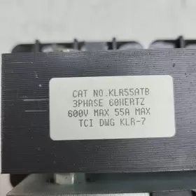 KLR55ATB TRANS-COIL Klr Phase Line Reactor Volt Guard Amp #2