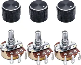 100-OHM TWTADE Potentiometer Single Turn Rotary Linear Pot
