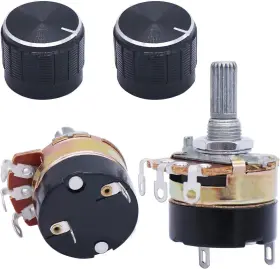 500K-OHM TWTADE Single Linear Taper Dimmer Potentiometer