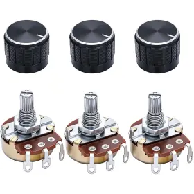 Twtade 724873202179 / 3pcs 50k Ohm Potentiometer Single Turn Rotary Linear Variable Potent