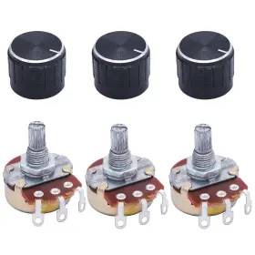 Twtade 751940455909 / 3pcs Wh138 100k Ohm Potentiometer Single Turn Rotary Linear