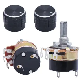500K-OHM TWTADE Single Linear Taper Dimmer Potentiometer