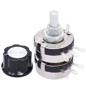 Twtade Ca-wth118-2w-47k-m / Wth118-2w 47k Ohm Dual Gang Potentiometer Carbon Linear