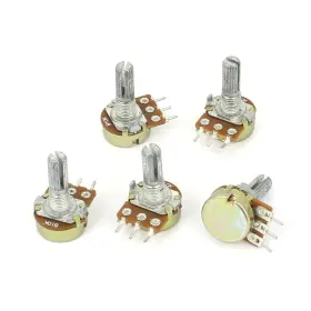 678202601747 UXCELL Linear Taper Rotary Potentiometer Zinc