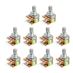 688391503968 UXCELL Resistors Dual Turn Rotary Carbon Film