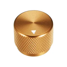 688391555974 UXCELL Stereo Knob Alloy Volume Control Golden