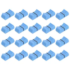 Uxcell 688391912098 Straight Slide Potentiometer Knob 4x1mm/0.16x0.04 Inch Blue Black Pack Of 20 Uxcell 688391912098 Straight Slide Potentiometer Knob 4x1mm/0.16x0.04 Inch Blue Black Pack Of 20