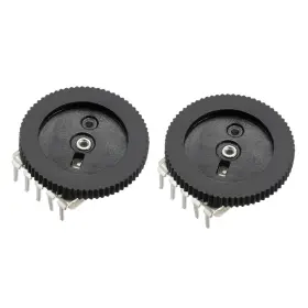 714998327055 UXCELL Dial Wheel Potentiometer Audio Stereo