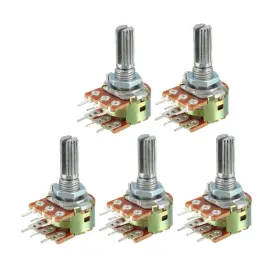 714998327239 UXCELL Resistors Dual Rotary Carbon Film Taper