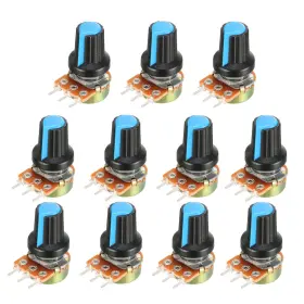 714998456120 UXCELL Resistors Single Turn Rotary Carbon Film