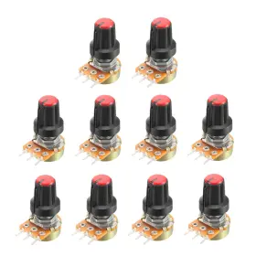 714998456441 UXCELL Resistors Single Turn Carbon Film Taper