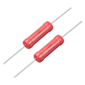 Uxcell 784958208090 3w Power Rating 100k Ohm High Voltage Glass Glaze Film Resistor 2 Pcs