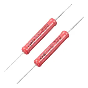 Uxcell 784958208519 5w Power Rating 50k Ohm High Voltage Glass Glaze Film Resistor 2 Pcs