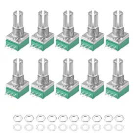 784958546284 UXCELL Resistors Single Rotary Carbon Film