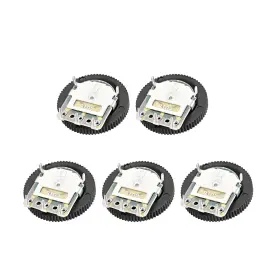 Uxcell 784958546383 1k Ohm Dial Wheel Potentiometer For Audio Stereo Volume Switch Control 5pcs