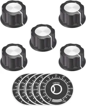 784958560518 UXCELL Potentiometer Rotary Knob Shaft Dial
